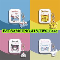 【Discount】 For SAMSUNG J18 TWS Case  Funny Cartoons for SAMSUNG J18 TWS Casing Soft Earphone Case Cover