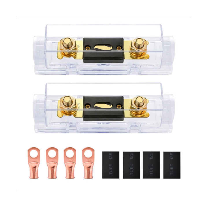 2Pcs ANL Fuse Holder Bolton Fuse pemegang fius kereta Fusible Link