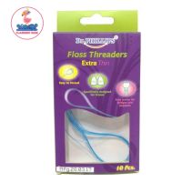 Dr. Phillips ตัวนำร่องไหม 10 ชิ้น Dr. Phillips floss threader 10pcs/box นำเข้าจากสวิตเซอร์แลนด์