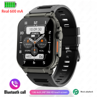 นาฬิกาสุขภาพ AMOLED HD Screen Bluetooth Call Women Smart Watch Men 600Mah Large Battery 100+ Sports Fitness Tracker Waterproof Smartwatch Man