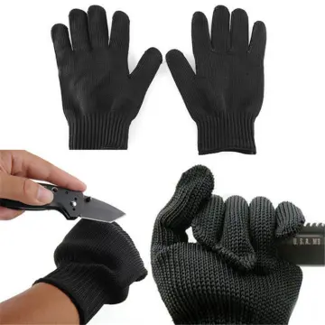Level 5 Cut Proof Stab Resistant Wire Metal Glove Kitchen Butcher Cuts  Gloves for Oyster Shucking Fish Gardening Safety Gloves