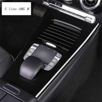 Car Styling Gear Shift Panel Buttons Knob Box Frame Stickers Cover Trim For Mercedes Benz A Class W177 V177 Interior Accessories