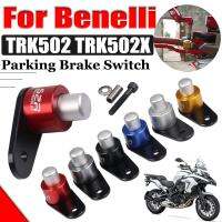 ที่เก็บสาย♟สำหรับ TRK502X Benelli TRK502 K TRK 502X 502 X TRK251 302S 752S อุปกรณ์เสริมรถจักรยานยนต์ทางลาดเบรคลาดล็อคเสริมที่จอดป้าย