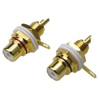 Gold AV rca lotus female socket for Audio sound amplifier