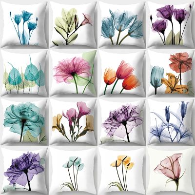 【CW】♚◕  45X45cm Pattern Pillowcase Polyester Cushion Cover Throw Sofa Decoration Pillowcover