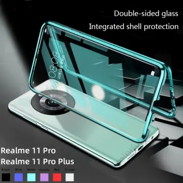 For Realme 11 Pro Plus, Luxury Business Retro Leather Magnetic Soft Case  Cover