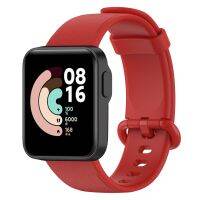 【พร้อมส่ง】สำหรับนาฬิกา Xiaomi MI Lite/redmi Watch สายนาฬิกาหนังเนื้อลิ้นจี่ (สีดำ)