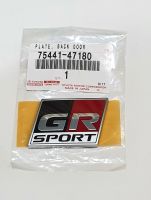 GENUINE PARTS GR SPORT โลโก้ สีแดง - ดำ-บรอน์ ติดท้ายรถ ของแท้ สำหรับ โตโยต้า CH-R TOYOTA CH-R