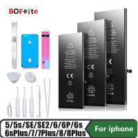 BoFeite 5 5S 5G 6 6S 6plus 7 8plus High Quality Replacement Batterie for Apple Mobile Phone Battery