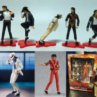 Michael Jackson Smooth Criminal Moonwalk Action Figure Collection ของเล่น Figma 096 Michael Jackson MJ Thriller Room Decor