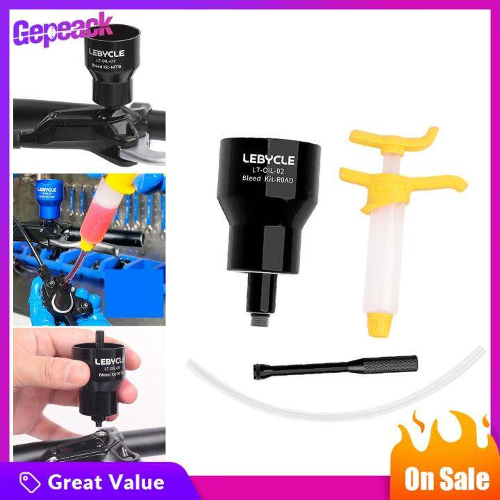 Gepeack Bicycle Road Bike Brake Oil Bleed Kit Tool Bleeding Oil Change