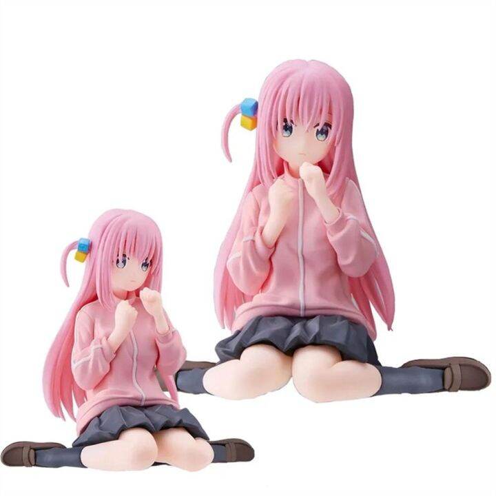 AIRABELLE Sitting Doll Gotoh Hitori Figures Model Toy Pink Girl Bocchi The Rock Figures Kawaii 8