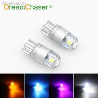 Dream Chaser 2X T10 led 3030 w5w 194 car Clearance Lights Turn Signal License Plate Light Trunk Lamps White Crystal Blue Red 12v