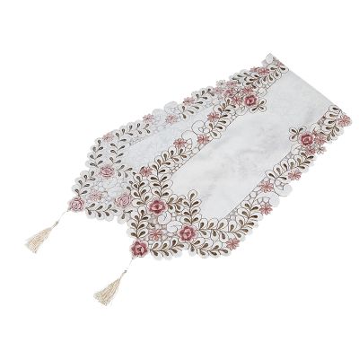 New Table Runner Embroidered Floral Table Cloth