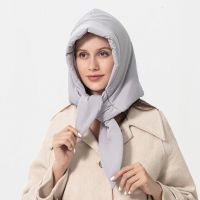 【Miki Xinyuan】 Dollhood Scarf Puffyand Warm KerchiefPuff Neck Scarf Hood Hats