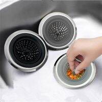 【LZ】❦№  Cozinha Silicone Sink Strainer Anti Blocking Food Waste Banheiro Floor Plug Esgoto Filtro de cabelo Catcher Stopper Tool