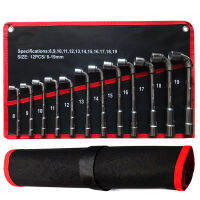 L Type Angled Socket Wrench Set.with Thru Hole Double Tubular Angle Keys Hex Socket Spanner.Auto Repair Hand Tools.