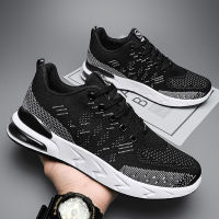 Shoes mens 2022 new  cushion sports and leisure shoes mens all-match flying mesh running shoes