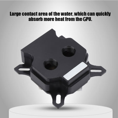 ฮีทซิงค์หม้อน้ำวอเตอร์บล๊อคคอมพิวเตอร์ GPU ทองแดงบล็อคน้ำหล่อเย็น VGA-HSD ฮีทซิงค์พร้อมสกรูยึดสำหรับพีซีระบบระบายความร้อนด้วยน้ำ