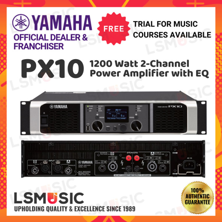 Yamaha PX10 2Channel Power Amplifier 1200 Watt w/ EQ Power Mixer ( PX