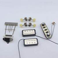 Original Genuine Hof-ner HCT500 Series Bass Kit   (  Tuners /Pickups /Trapeze Tailpiece / Control Panel ) Guitar Bass Accessories