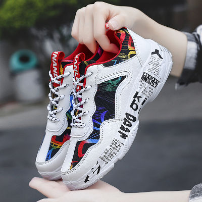 Sneakers Women Spring Woman Casual Fashion Shoes Size 35-43 Graffiti Ladies Vulcanized Shoes White Sneakers Lover Shoes