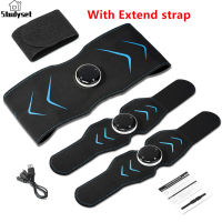 Studyset IN stock Ems Abdominal Toning Belt Touch Screen Training Waist Belt Massage Belt Home Fitness Equipmentn