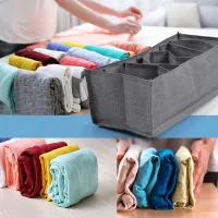 Wardrobe Closet Drawer Organiser for Jeans Shirts Organiser for Wardrobe Foldable Non-Woven Storage Box