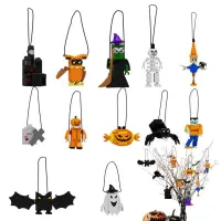 Halloween Building Sets Halloween Goodie Bag Stuffer Candy Bag Blocks Toys Halloween Party Gifts for Teenagers Youth Boys Girls above 6 convenient