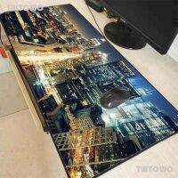 New York City Landscape Large Mouse Pad Lockedge Mouse Mat Keyboard Table Mat Desk Mat for Notebook Laptop Game Mousepad Basic Keyboards