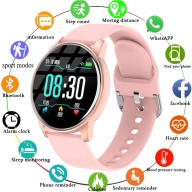 LIGE 2021 Đồng hồ nữ thông minh dành Dự báo thời tiết theo thời gian thực Màn hình nhịp tim Theo dõi thể dục Dây đeo bằng silicon Đồng hồ nam thông minh cho Android IOS + Hộp thumbnail
