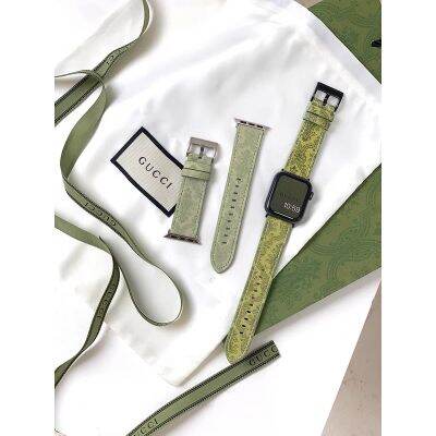 งานใหม่ พร้อมส่ง New 2021 Lethal Strap สายหนัง PU พิมพ์ลายสไตล์ GC เกรดพรีเมี่ยมใช้ได้กับ Apple Watch SE 6 5 4 3 2 1 Sาคาต่อชิ้น (เฉพาะตัวที่ระบุว่าจัดเซทถึงขายเป็นชุด)