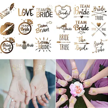 Team Bride Tribe Party DIY Sticker for Bride To Be Bachelorette
