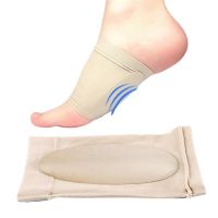 【YF】 New 1Pair Silicone Gel Arches Footful Orthotic Arch Support Foot Brace Flat Feet Relieve Pain Comfortable Shoes Insoles