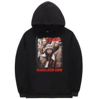 Awesome The Fugees Tranzlator Crew Print Hoodie Hip Hop Band Sweatshirt Men Oversized Pullovers Mens Harajuku Streetwear Size XS-4XL