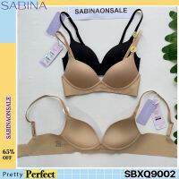 Sabina ซาบีน่า เสื้อชั้นใน Invisible Wire (ไม่มีโครง) Seamless Fit รุ่น TWENTY FIVE รหัส SBXQ9002 CD สีเนื้อ SBXQ9002 BK