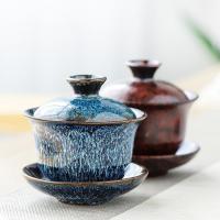 1 Pcs Chinese Kung Fu Gaiwan Set Ceramic Teaware Sets Tea Set Ceramic Teapot Teaset Gaiwan Set Tea Cups Of Tea Ceremony