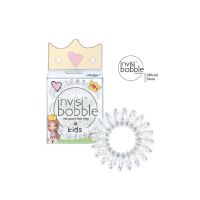 ✾invisibobble ยางรัดผม รุ่น Extra care  kids สี princess sparkle (เส้นเล็ก สีสันสดใส เหมาะสำหรับเด็กๆ 1 กล่องบรรจุ 3 เส้น)❦