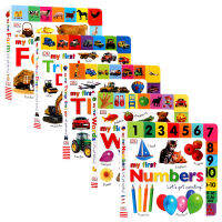 DK my first series paperboard Book English original numbers / farm / words / things / trucks learn to count / farm / vocabulary / nature / truck 5 volumes interesting cognitive English picture book enlightenment