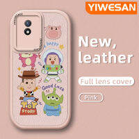 YIWESAN เคสสำหรับ VIVO Y02 Y02A Y11 2023 Y01 Y11S Y30G การ์ตูนตุ๊กตานักบินอวกาศรูปแบบดีไซน์ใหม่ใหม่โทรศัพท์ดีไซน์ด้านข้างดีไซน์ใหม่นุ่มหนังกล้องฝาปิดเลนส์เคสบางป้องกันเคสเคสกันกระแทก