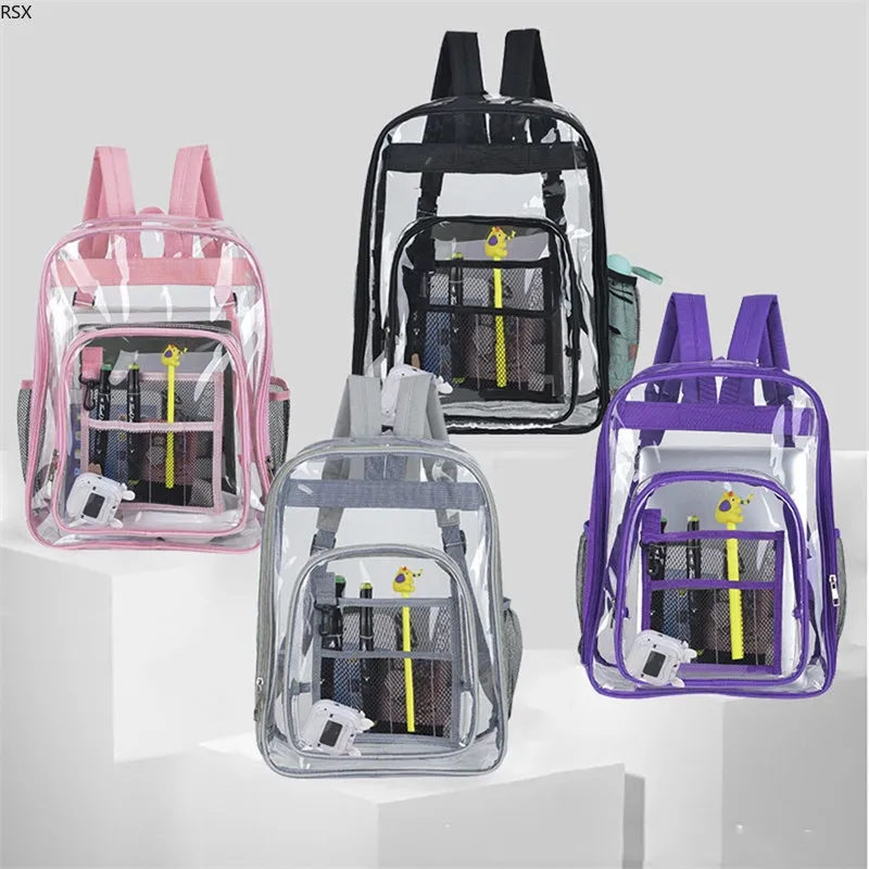 Supreme see through backpack hot sale