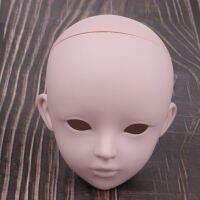 13 BJD Head Sculpt Doll Body Parts Custom DIY Making - Can Change Eyes, Facial Make Up Jointed Dolls Head