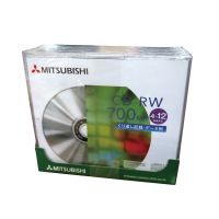 ขายส่ง5ชิ้น CD RW ดิสก์เขียนใหม่ CD-RW แผ่น700MB 4-12X