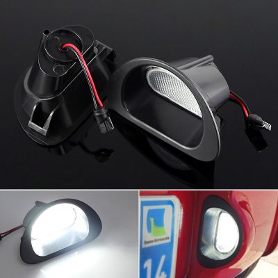 【CW】2pcs Canbus LED License Number Plate Light For Peugeot 107 05-14 For Citroen C1 MK I 05-13 Replace OEM Number 6340E2  6340 E2