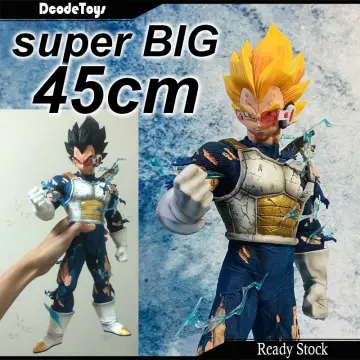 45cm Dragon Ball Z Gogeta Figure Son Goku Vegeta Super Saiyan God