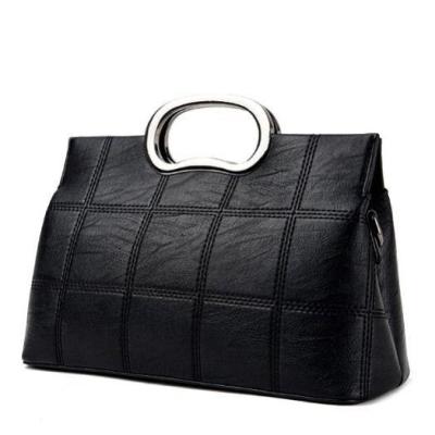 Hot selling 2023 womens new bag fashion all-match one shoulder diagonal simple genuine leather texture mothers style