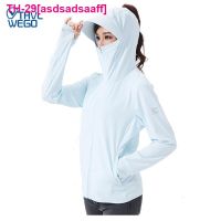 asdsadsaaff TRVLWEGO-UV casaco para homens e mulheres outwear protetor solar fino com capuz roupas de praia ciclismo camisa pesca rápida UPF50 Plus verão