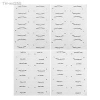 4 Sheets Eye Makeup Stencils Eyeliner Template Shaping Tools Eyebrows Eye Shadow Makeup Template Tool Styling Drawing Guide