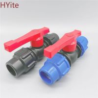 20/25/32/40/50/63mm Plastic Water Pipe Quick Valve Connector PE Tube Ball Valves Accessories Valves