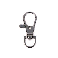 5pcs/set Carabiner Key Chain Keyring Clip Style Spring 5pcs/set Durable Metal Silver High Quality